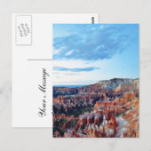 Bryce Sunrise Briefkaart (Voorkant / Achterkant)