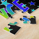 "BRYCE" voornaam, geun "HAPPY BIRTHDAY" Legpuzzel (Zijkant)