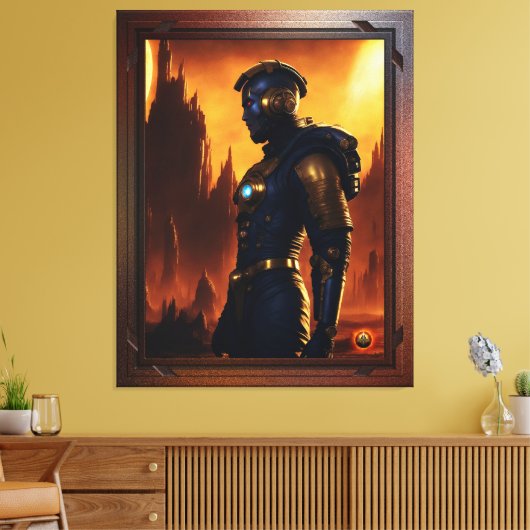 Brygdon van het Vijfde Keizerrijk door Xzendor7 Canvas Afdruk (Insitu (Woonkamer))