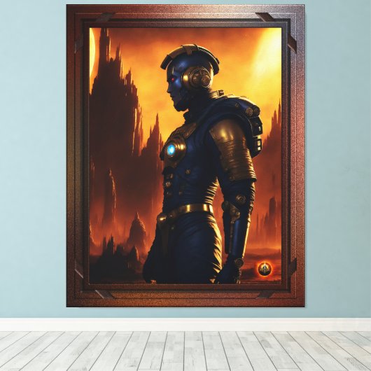 Brygdon van het Vijfde Keizerrijk door Xzendor7 Canvas Afdruk (Insitu (Houten vloer))