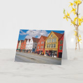 Bryggen, Bergen Kaart (Gele Bloem)