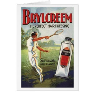  Brylcreem Man Tennis Ad