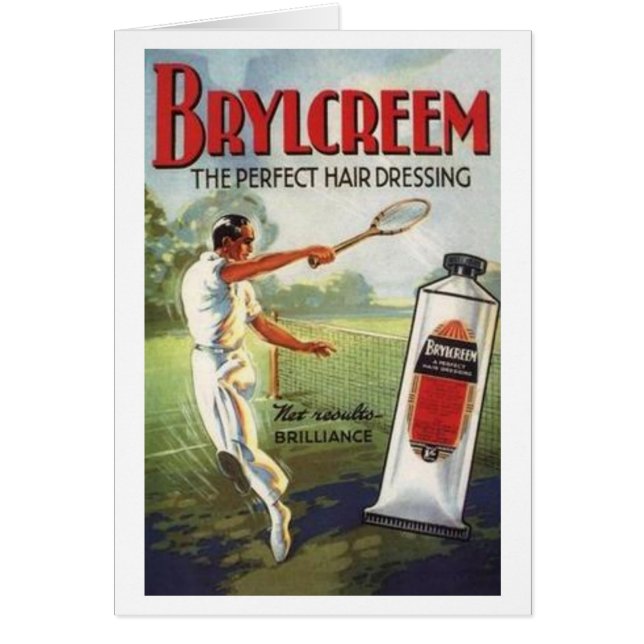  Brylcreem Man Tennis Ad (Voorkant)