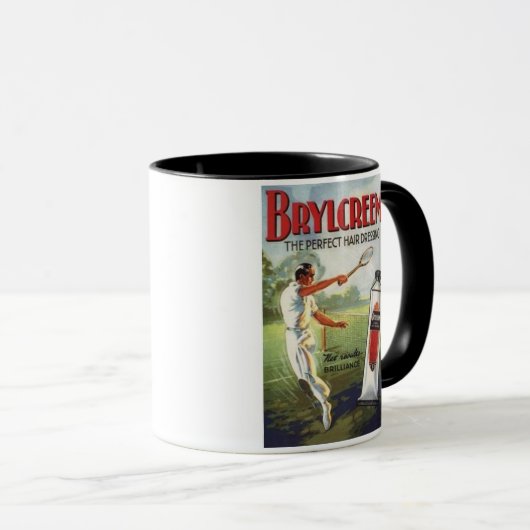 Brylcreem Man Tennis Ad Mok (Voorkant rechts)