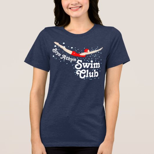 Bryn Athyn zwemclub T-shirt (Voorkant)