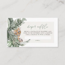 BRYN Cute Oerwoud Safari Baby shower Diaper Raffle