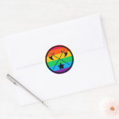bryn gwlad pride Button Ronde Sticker (Envelop)