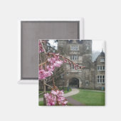 Bryn Mawr College in het voorjaar Pem Arch Magneet (Voorkant / Achterkant)