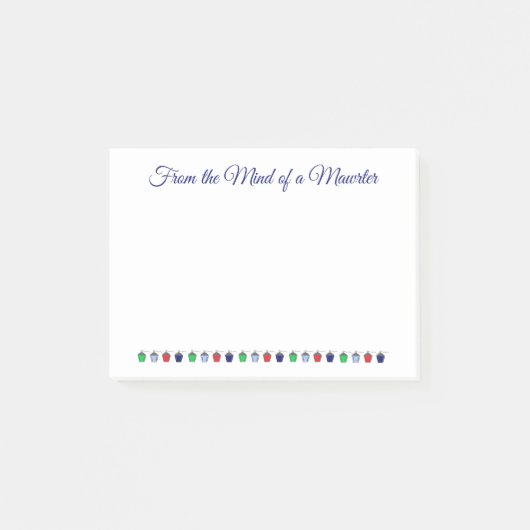 Bryn Mawr gekleurde lantaarns Post-it® Notes (Voorkant)