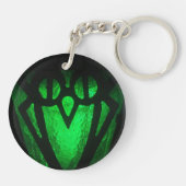 Bryn Mawr Lantern Foto Green Sleutelhanger (Achterkant)