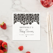 BRYNDLE Modern Koe Print Baby shower Servet (Insitu)