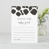 BRYNDLE Moderne Koe Afdrukken Raad voor het Baby-v Kaart (Staand voorkant)