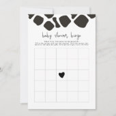 BRYNDLE Moderne Koe de Bingo van het Baby shower v Kaart (Voorkant)