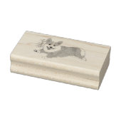 Brynwood's Running Corgi Rubber Stamp Rubberstempel (Stempel)