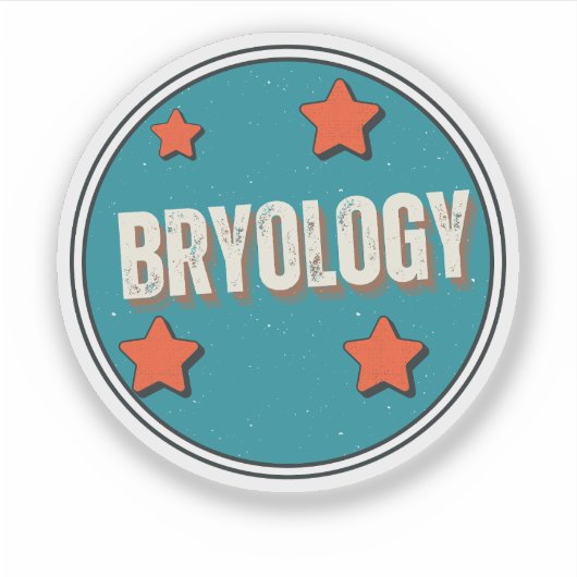 Bryologie Sticker (Voorkant)