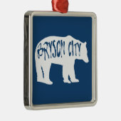 Bryson City North Carolina Beer Metalen Ornament (Rechts)