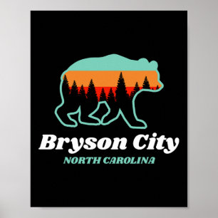Bryson City North Carolina Beerbergen Land Poster