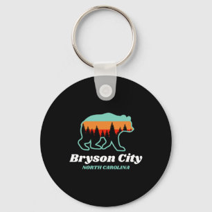Bryson City North Carolina Beerbergen Land Sleutelhanger