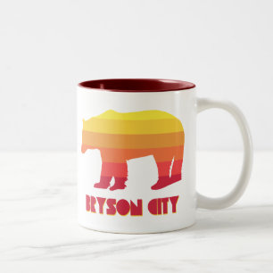 Bryson City North Carolina Rainbow Beer Tweekleurige Koffiemok