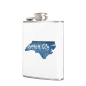 Bryson City North Carolina Wood Grain Heupfles (Links)