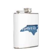 Bryson City North Carolina Wood Grain Heupfles (Rechts)