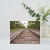 Bryson City Railroad North Carolina Briefkaart (Staand voorkant)