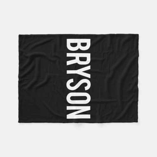 Bryson - Cool New Funny Name Fan Gift Tee  Fleece Deken (Voorkant (Horizontaal))