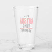 Bryson dat je niet zou begrijpen glas (Achterkant)