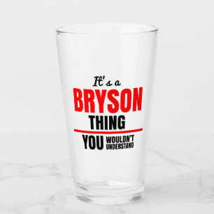 Bryson dat je niet zou begrijpen glas