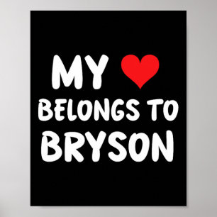 Bryson - Mijn hart is van Bryson - Liefde  Poster