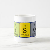 Bryson periodieke lijstnaam mok (Center)