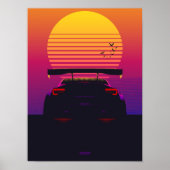 BRZ-synthwave Poster (Voorkant)