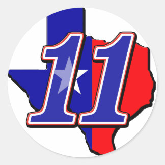 BS11flag Ronde Sticker