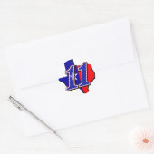 BS11flag Ronde Sticker (Envelop)