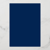 BS - Bachelor of Science-diploma universitaire afr Folie Uitnodiging (Achterkant)