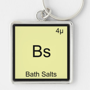 Bs - Badzout Grappig Element Meme Scheikunde T-shi Sleutelhanger