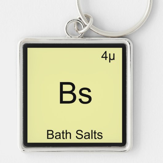 Bs - Badzout Grappig Element Meme Scheikunde T-shi Sleutelhanger (Voorkant)