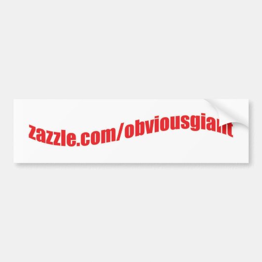 bS Bumpersticker (Voorkant)
