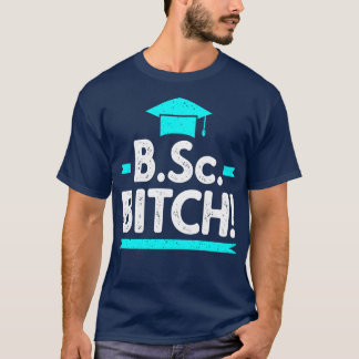 BSc grappig Bachelor of Science Afstuderen T-shirt