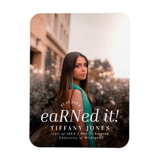 BSC RN 4 Foto's Verpleegkundig Afstuderen Magneet (Verticaal)