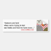BSfN "Humans" Bumpersticker (Voorkant)