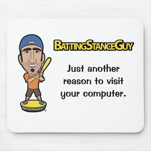 BSG Computer Visit Mousepad Muismat (Voorkant)