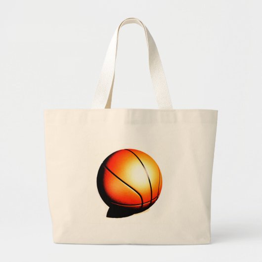 Bsketball Grote Tote Bag (Voorkant)