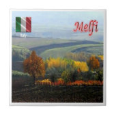 BSL012 MELFI, Basilicata, Italië, Tegeltje (Voorkant)