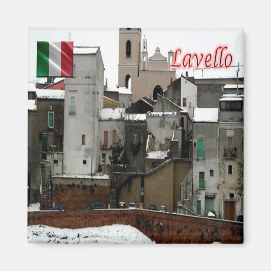 BSL015 LAVELLO - Old Town - Basilicata - Fridge Magneet (Voorkant)