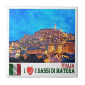 BSL018 MATERA De Sassi van Matera I Love, Tegeltje (Voorkant)