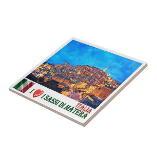 BSL018 MATERA De Sassi van Matera I Love, Tegeltje