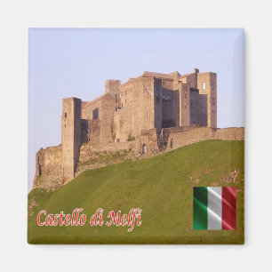 BSL019 MELFI, Kasteel, Basilicata Italië, Koelkast Magneet
