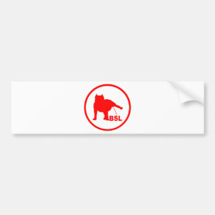 BSL PITBULL BUMPERSTICKER