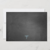 BSN-afstuderen verpleegster die de ceremonie vastl Kaart (Achterkant)